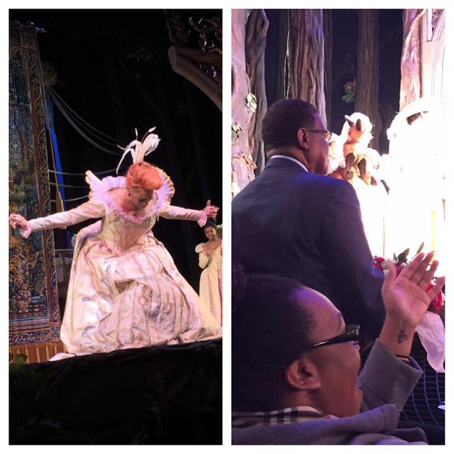 NeNe Leakes at final curtain call for Rodgers & Hammerstein's Cinderella on Broadway