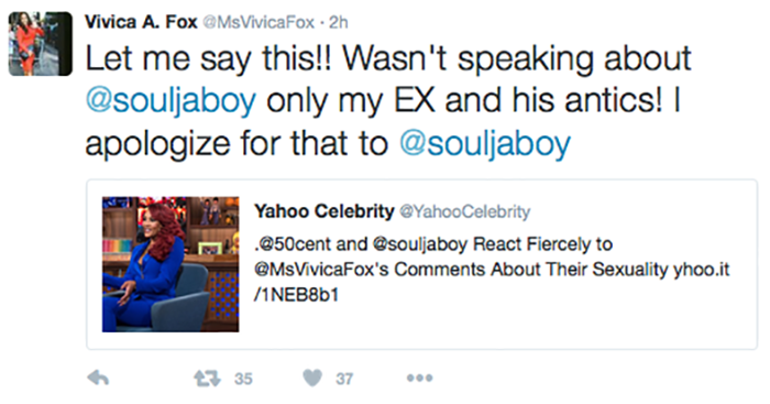 vivica-apology-soulja-boy-tweet