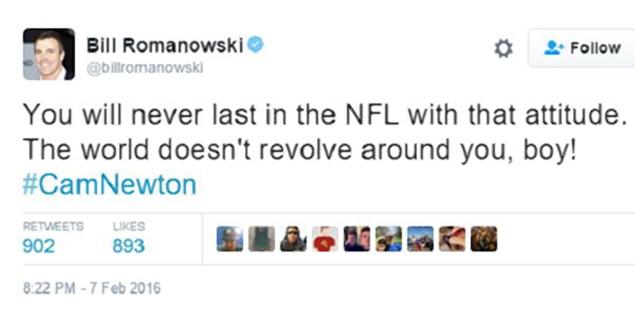 bill-romanowski-racist-tweet