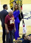 Beyoncé courtside at Game 6 of the 2016 NBA Finals in Cleveland (Golden State vs. Cavaliers)