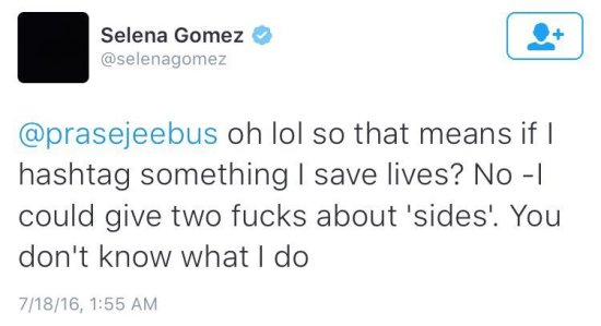 Selena-Tweet