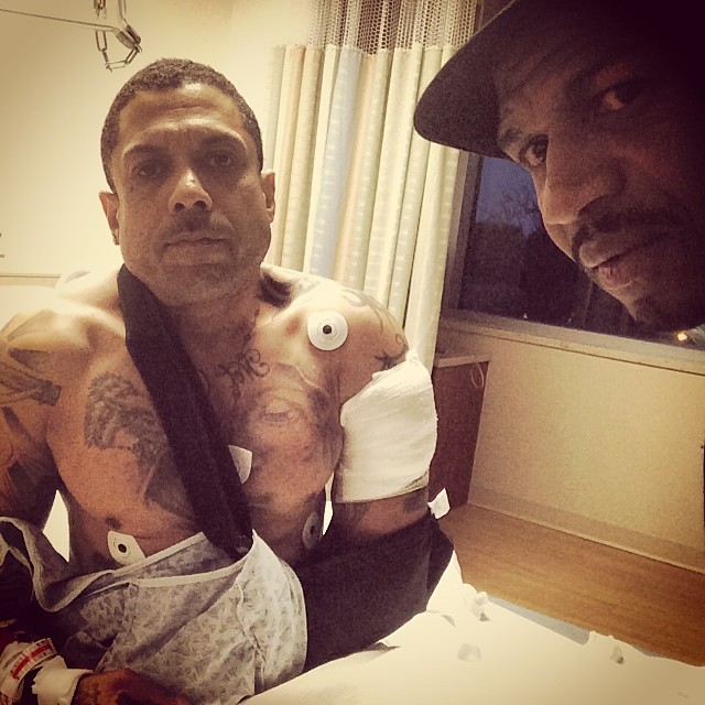 benzino-stevie-j-hospital-selfie