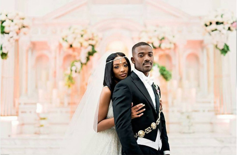 Ray J & Princess Love Wedding Photo