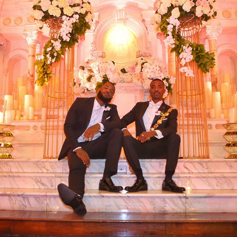 Ray J & Princess Love Wedding Photos: Ray and the Game