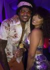 Carmelo and LaLa Anthony at Beyoncé's Soul Train Themed 35th Birthday Party