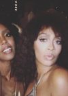 Kelly Rowland and LaLa Anthony at Beyoncé's Soul Train Themed 35th Birthday Party