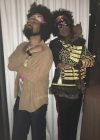 Ty Hunter and Jay Z at Beyoncé's Soul Train Themed 35th Birthday Party