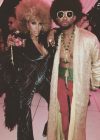 June Ambrose and Usher at Beyoncé's Soul Train Themed 35th Birthday Party