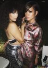 LaLa Anthony and Cassie at Beyoncé's Soul Train Themed 35th Birthday Party