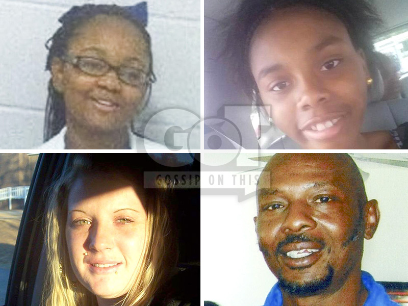 L to R: 14-year-old Tamara Perry, 17-year-old Shamekia Sanders, 28-year-old Krystal Hutto, and 50-year-old Jerome Butler.