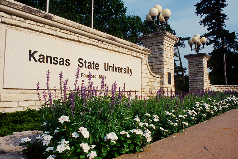 Kansas State University entrance gate