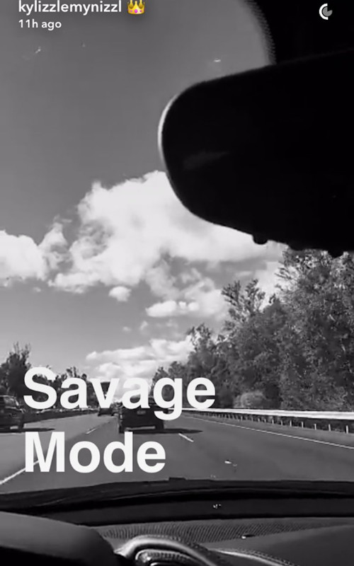Kylie-Jenner-21-Savage-Snapchat