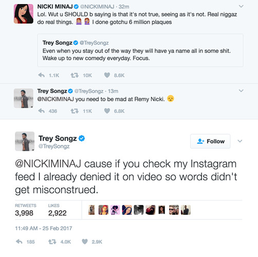Trey-Songz-Nicki-Minaj-Tweets