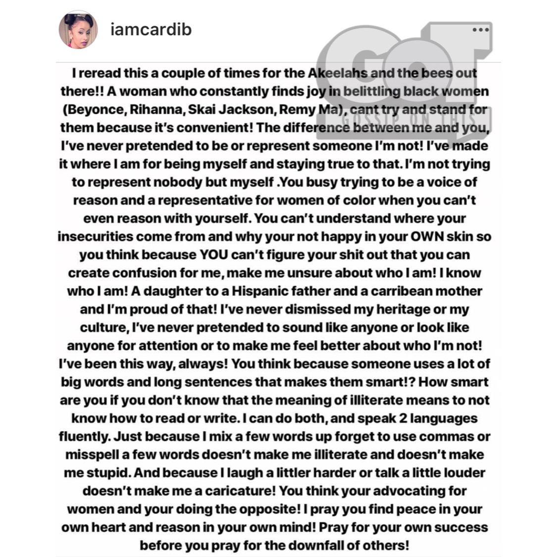 Cardi B Deletes Instagram Amid Beef With Azealia Banks I Need To