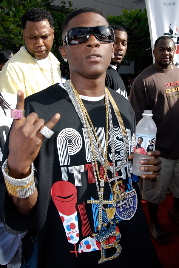 Lil Boosie arriving at the 2007 O’Zone Awards