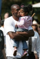 Kobe Bryant Spends Time With The Family @ Disneyland