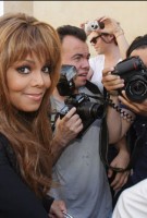 Janet Jackson Attends ’09 Spring/Summer Haute Couture Fashion Show