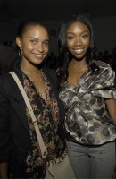 Brandy and Joy Bryant Attend Fashion Week