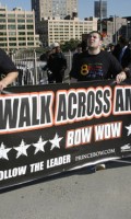 Bow Wow’s “Walk Across America” supporters