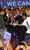 Diddy and Jay Z At Last Chance For Change Rally In Miami