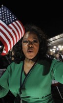Oprah Winfrey at Grant Park in Chicago to hear President-Elect Obama speak