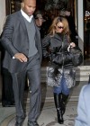 Beyonce leaving Hotel Meurice in Paris