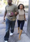 Mekhi Phifer and his fiancee Oni // Shopping in Hollywood