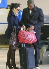 Kim Kardashian & Reggie Bush // Leaving LAX (02.13.09)