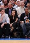 Ryan Piers Williams, America Ferrera and Jay-Z // Knicks Game