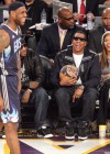 Lebron James, Young Jeezy, Jay-Z and Beyonce // 2009 NBA All-Star Game (Courtside)