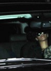 Rihanna on her way to a private airport in L.A.