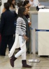 Tameka Raymond leaving Airport in Brazil