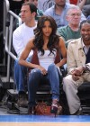 Ciara attends Knicks vs. Hornets basketball game (Mar. 27th 2009)