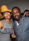 Erykah Badu & Anthony Hamilton backstage at the 4th Annual Jazz in the Garden Festival