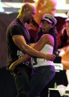 Common & Tichina Arnold on stage at the 4th Annual Jazz in the Garden Festival