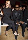 Amber Rose & Kanye West // Saint Laurent Ready-to-Wear Fashion Show