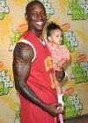 Tyrese and his daughter // 2009 Kids Choice Awards Red Carpet