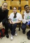 Ice T and students from City College Academy of Arts in NY