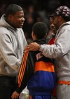 Tracy Morgan & Spike Lee // Knicks vs. Bobcats basketball game in New York