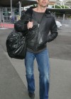 Hugh Jackman arriving in Australia via Sydney International Airport (Apr. 7th 2009)