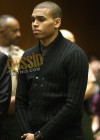 Chris Brown pleads “not guilty” in LA court (Apr. 6th 2009)