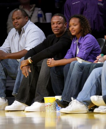 Spotted: Dr. Dre & His Daughter Truly Courtside at Lakers Game