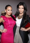 Adrienne Bailon & Kim Kardashian // ESPN Magazine 6th Annual pre-draft party