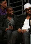 Kanye West & Polow Da Don // Lakers vs. Jazz basketball game (Apr. 19th 2009)