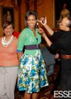 First Lady Michelle Obama and her mom Marion Robinson // May 2009 Essence Magazine