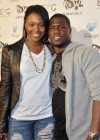 Kevin Hart & (wife) Torre // “Our World Live” concert in Hollywood