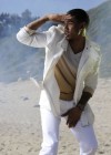 Trey Songz on the set of “I Need A Girl” music video