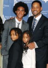 The Smith Family (L to R: Jada Pinkett Smith, Trey Smith, Will Smith, Jaden Smith and Willow Smith) and Charlize Theron // Simon Wisenthal Center’s Annual National Tribute Dinner