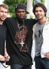 Doug Ellin, 50 Cent and Adrien Grenier on the set of HBO’s Entourage in Los Angeles (June 12th 2009)