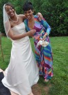 Monica and her friend Alysia at Alysia’s wedding in Atlanta